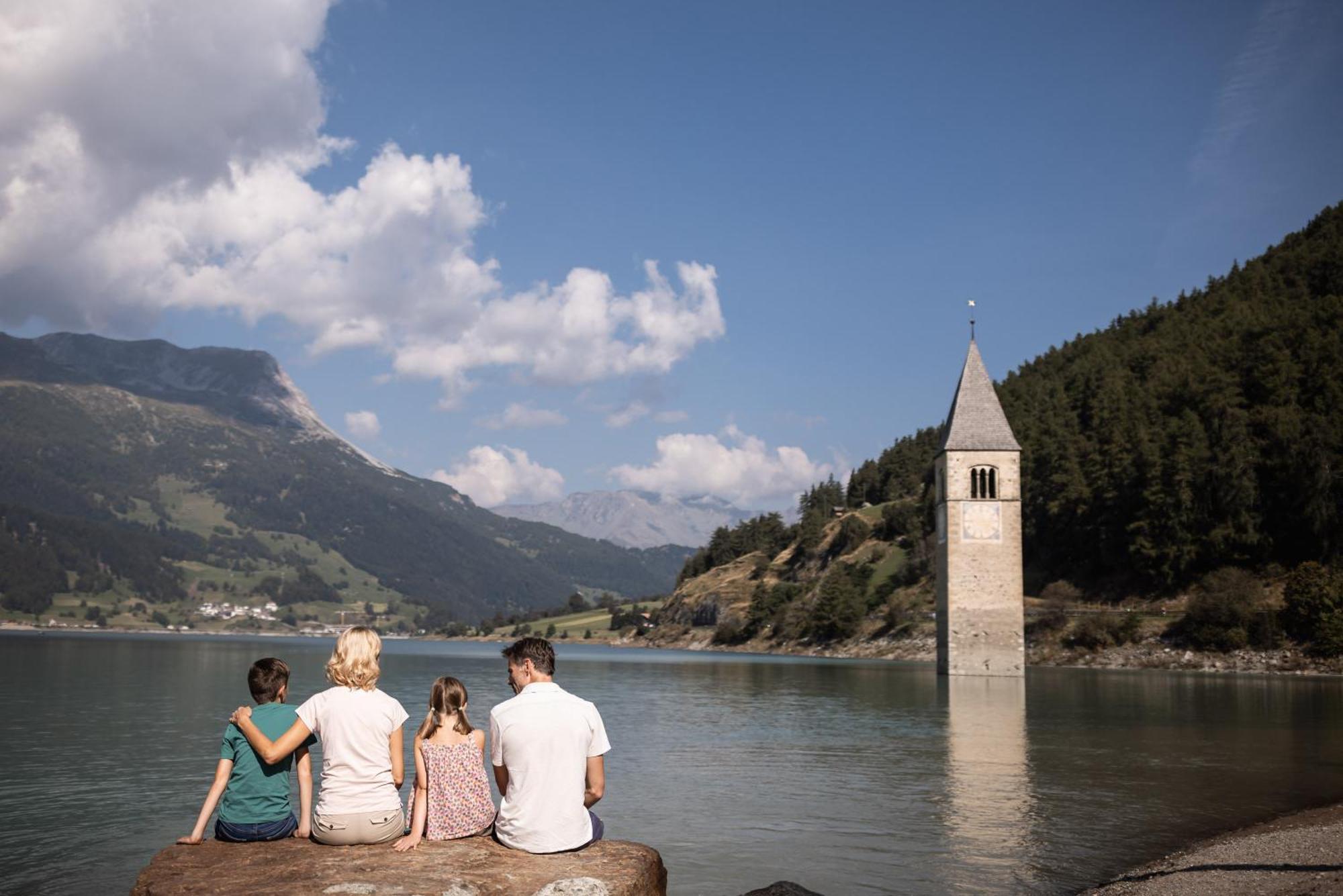 Das Gerstl Family Retreat Resia Bagian luar foto